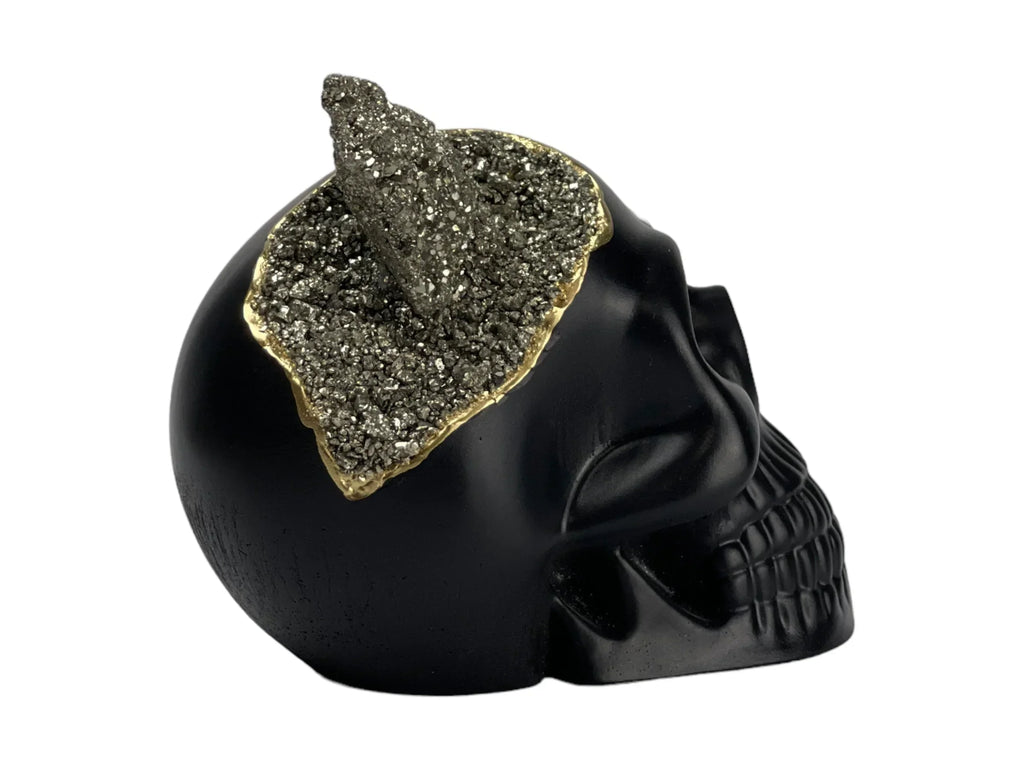 Skull Decor - Black Pyrite Accent, product packaging - House Of Avana