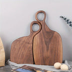 Set of 2 Walnut Slicing Boards - High Quality Handcrafted Kitchen Slicing Boards for Food Preparation, Food Safe Wood Material, Perfect for Couples And Home Chefs House Of Avana