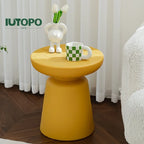 Small Round Table Sofa Side Table Living Room Porch Ottoman Coffee Table Home Small Apartment Coffee Table Designer Low Table - House Of Avana