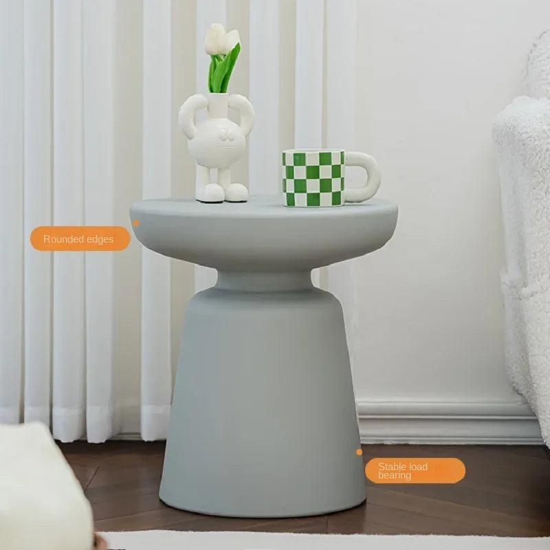 Small Round Table Sofa Side Table Living Room Porch Ottoman Coffee Table Home Small Apartment Coffee Table Designer Low Table - House Of Avana