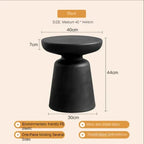 Small Round Table Sofa Side Table Living Room Porch Ottoman Coffee Table Home Small Apartment Coffee Table Designer Low Table - House Of Avana