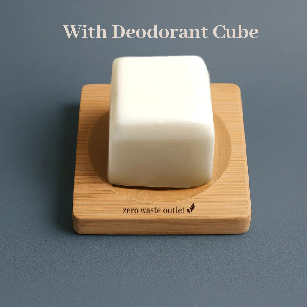 Small Square Bamboo Soap Dish Zero Waste Outlet