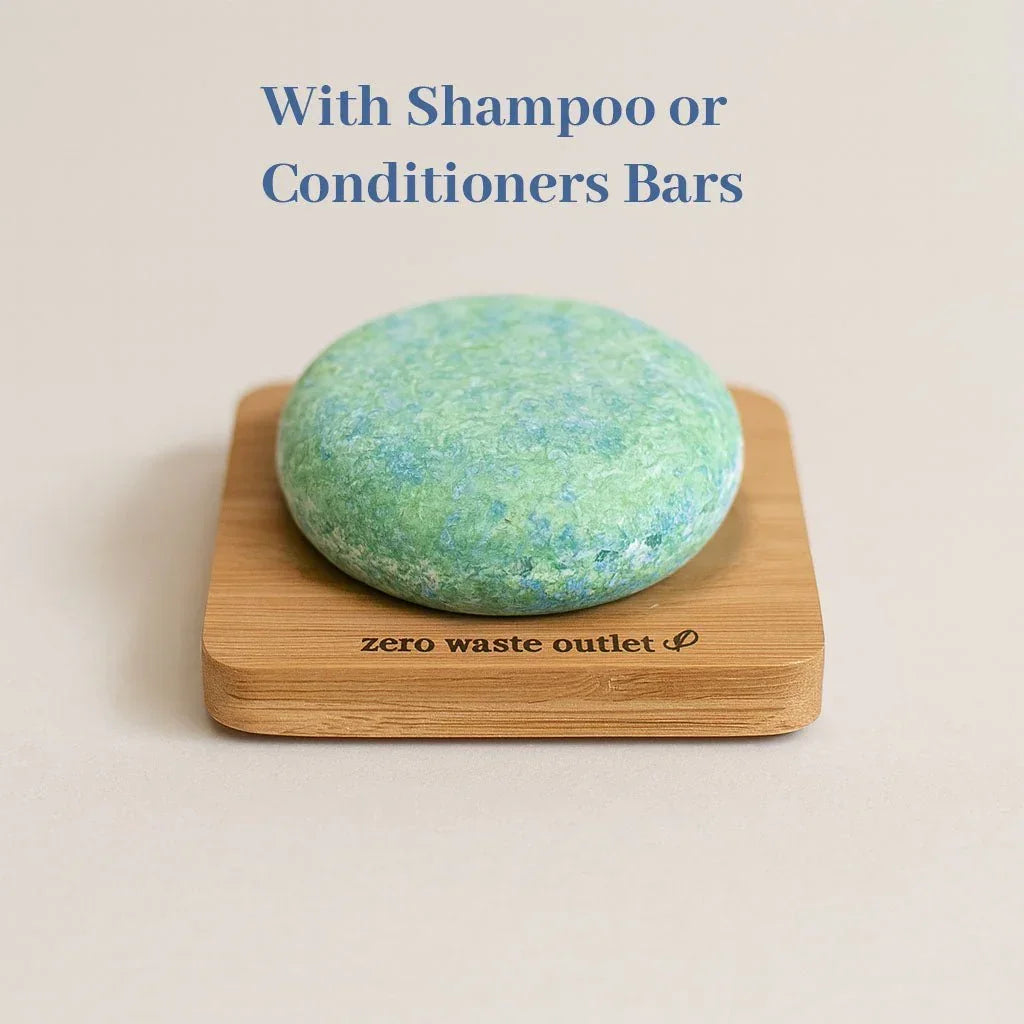 Small Square Bamboo Soap Dish Zero Waste Outlet