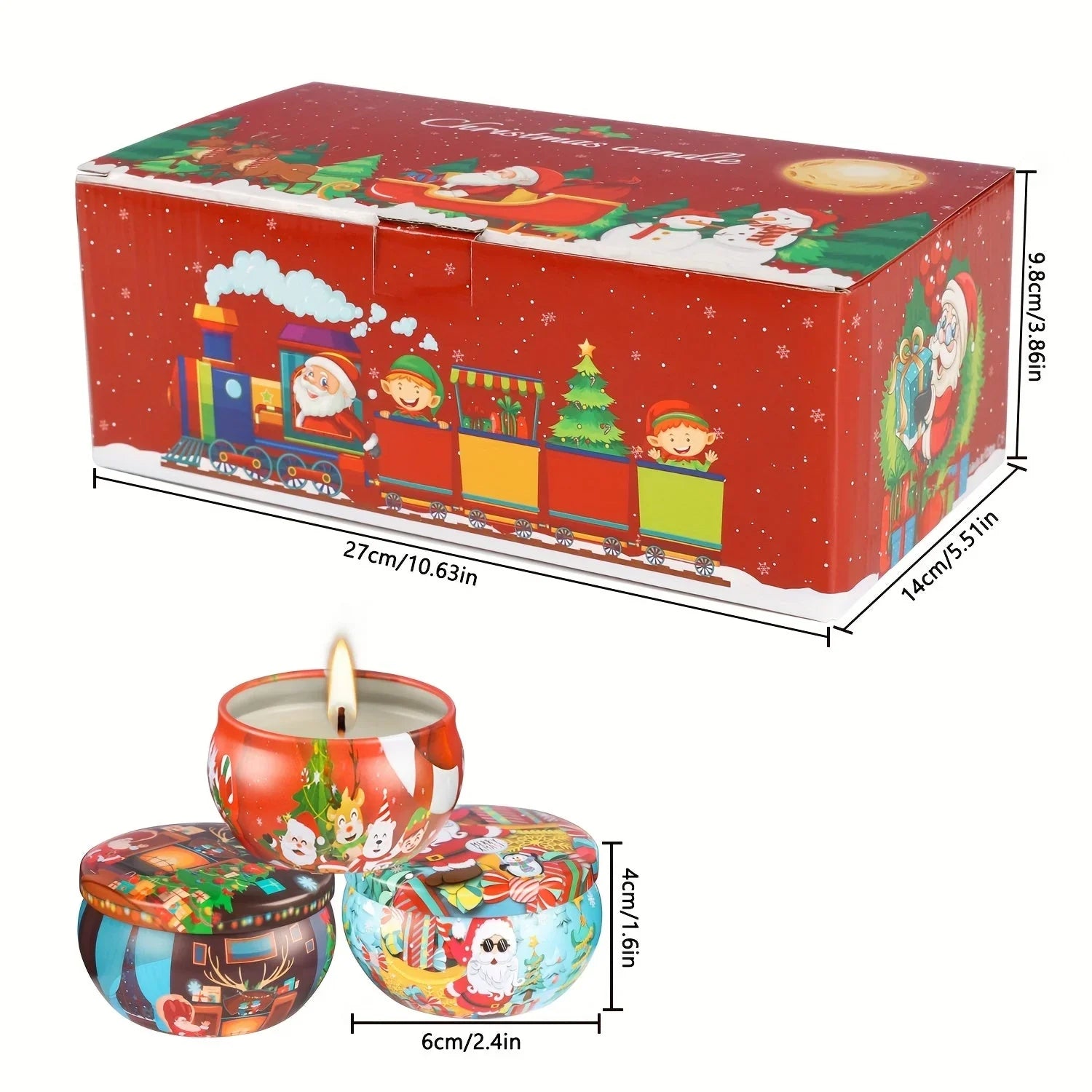 Smoke-free white candles with red berries, non-drip Christmas scents - House of Avana