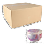 Smokeless marble scented soy wax candles in white, ambient glow - House of Avana