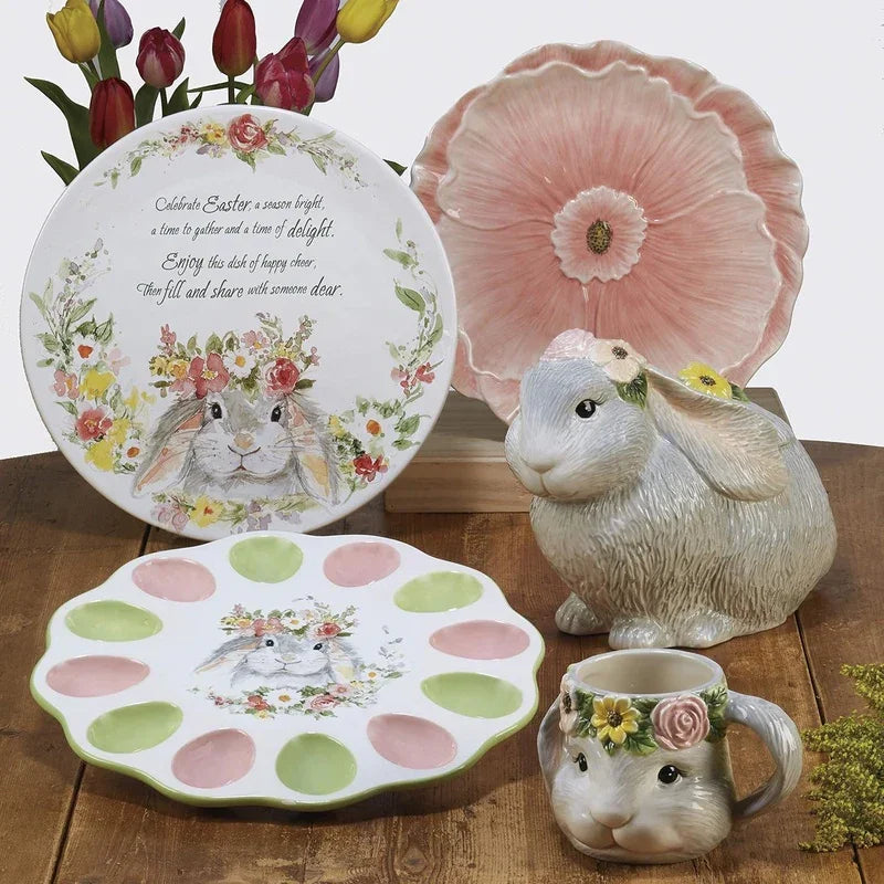 Snack Plates - Assorted Ceramic Set