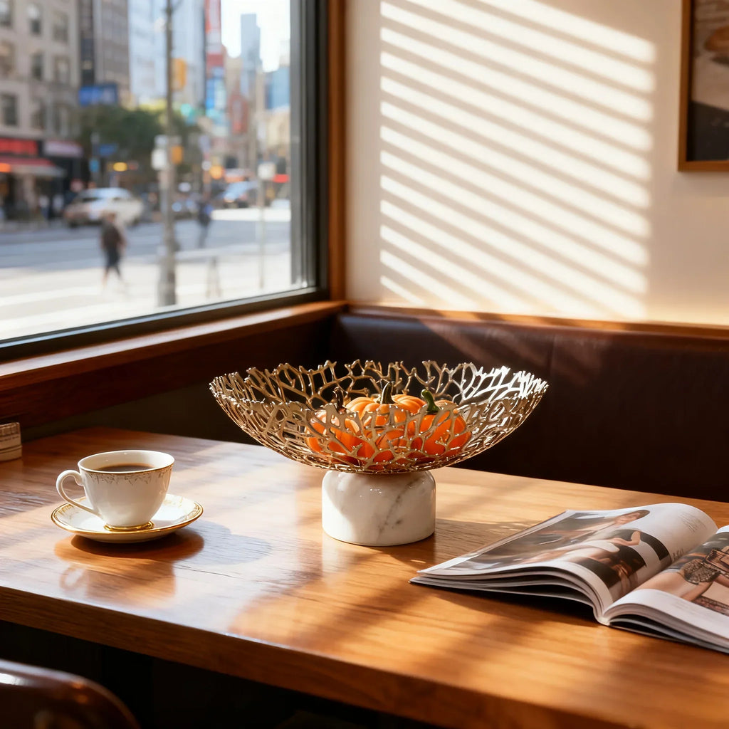 Snack Tray - Luxury Ceramic White