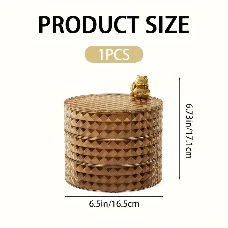 Snack Tray - With Lid Plastic