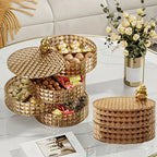 Snack Tray - With Lid Plastic