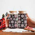 Pastel Snowflakes 17oz