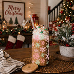 Pastel Snowflakes 17oz