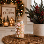 Pastel Snowflakes 17oz