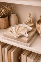 Soap Dish - Ceramic Golden Leaf