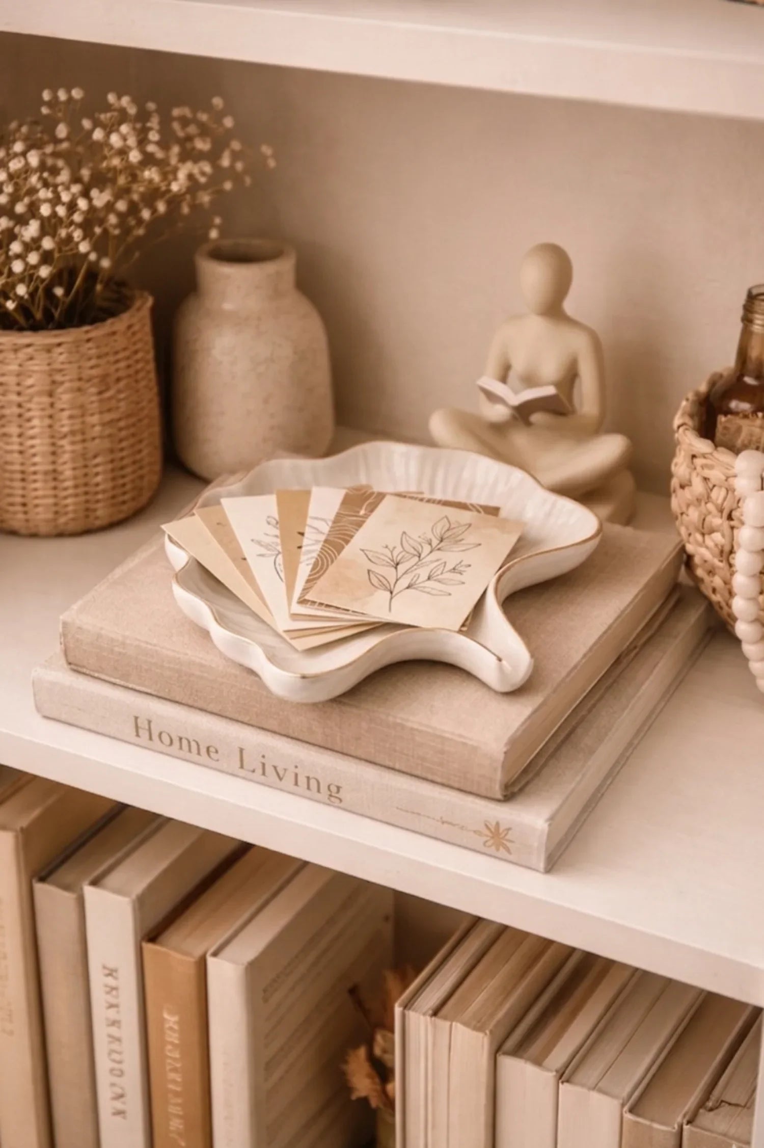 Soap Dish - Ceramic Golden Leaf