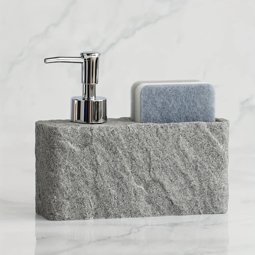 Soap Dispenser - Ceramic Black Natural