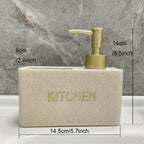 Soap Dispenser - Ceramic Black Natural