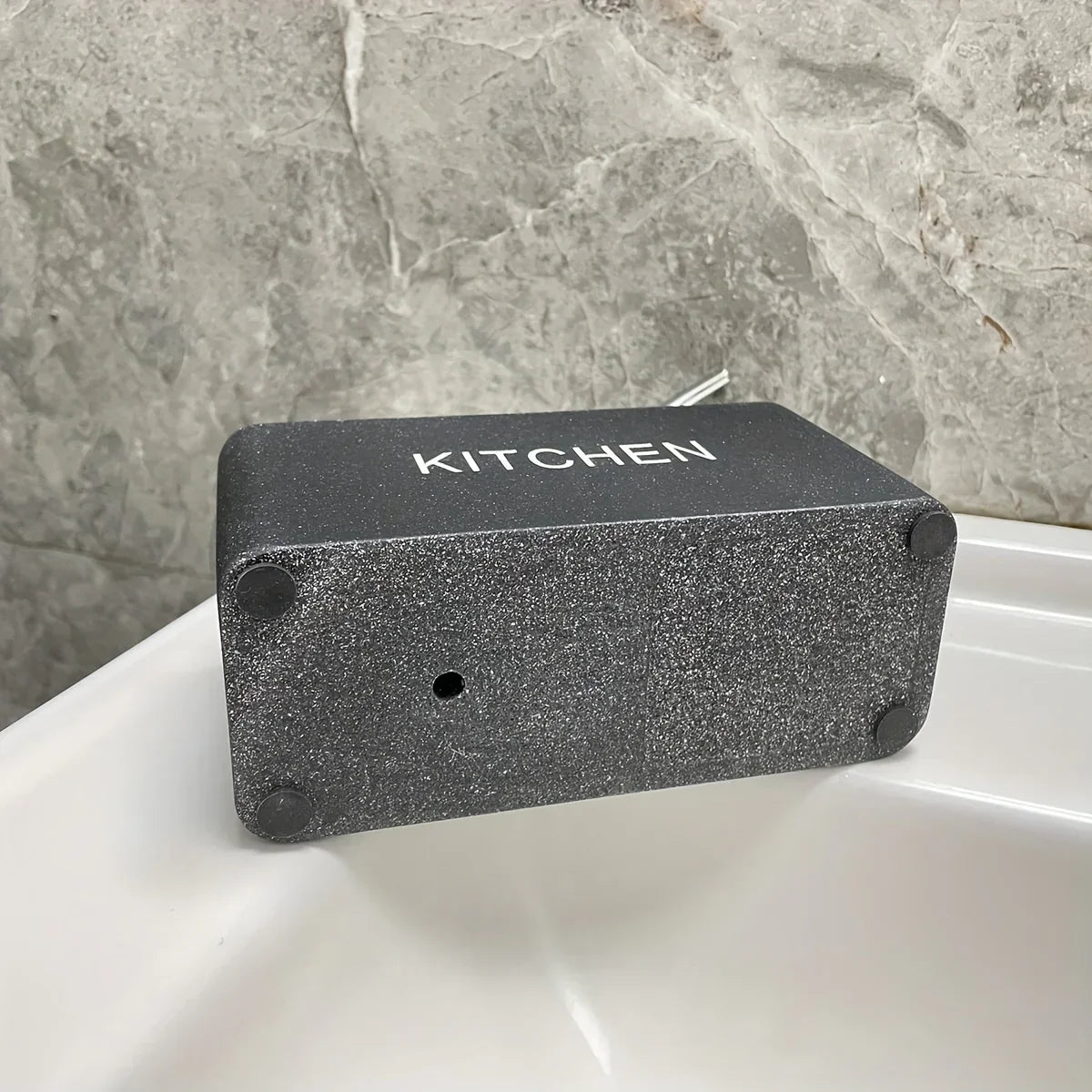 Soap Dispenser - Ceramic Black Natural