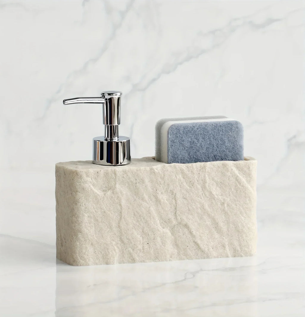 Soap Dispenser - Ceramic Black Natural