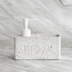Soap Dispenser - Freestanding White Ceramic