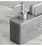 Soap Dispenser - Freestanding White Ceramic