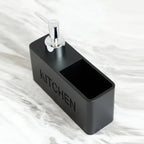 Soap Dispenser - Freestanding White Ceramic