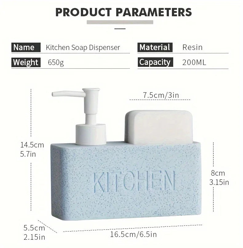 Soap Dispenser - Freestanding White Ceramic
