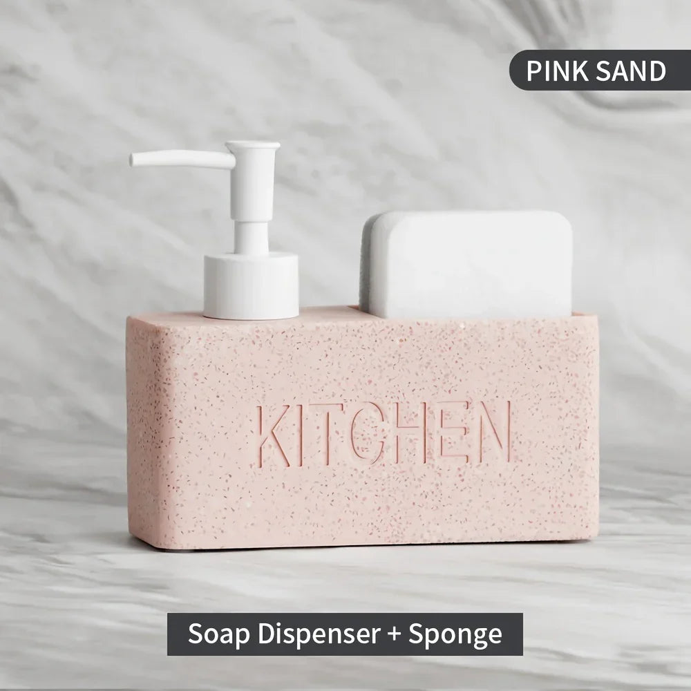 Soap Dispenser - Freestanding White Ceramic