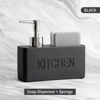 Soap Dispenser - Freestanding White Ceramic