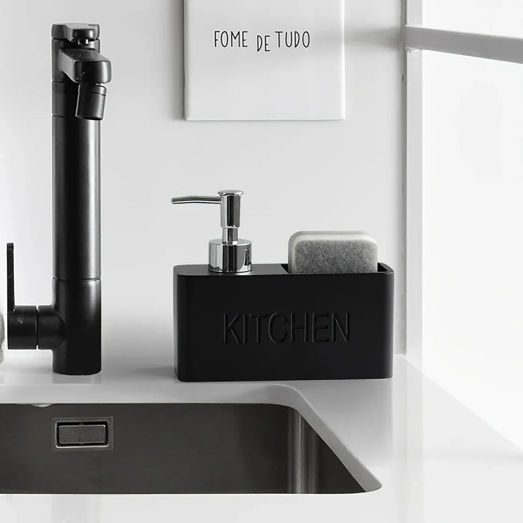 Soap Dispenser - Freestanding White Ceramic