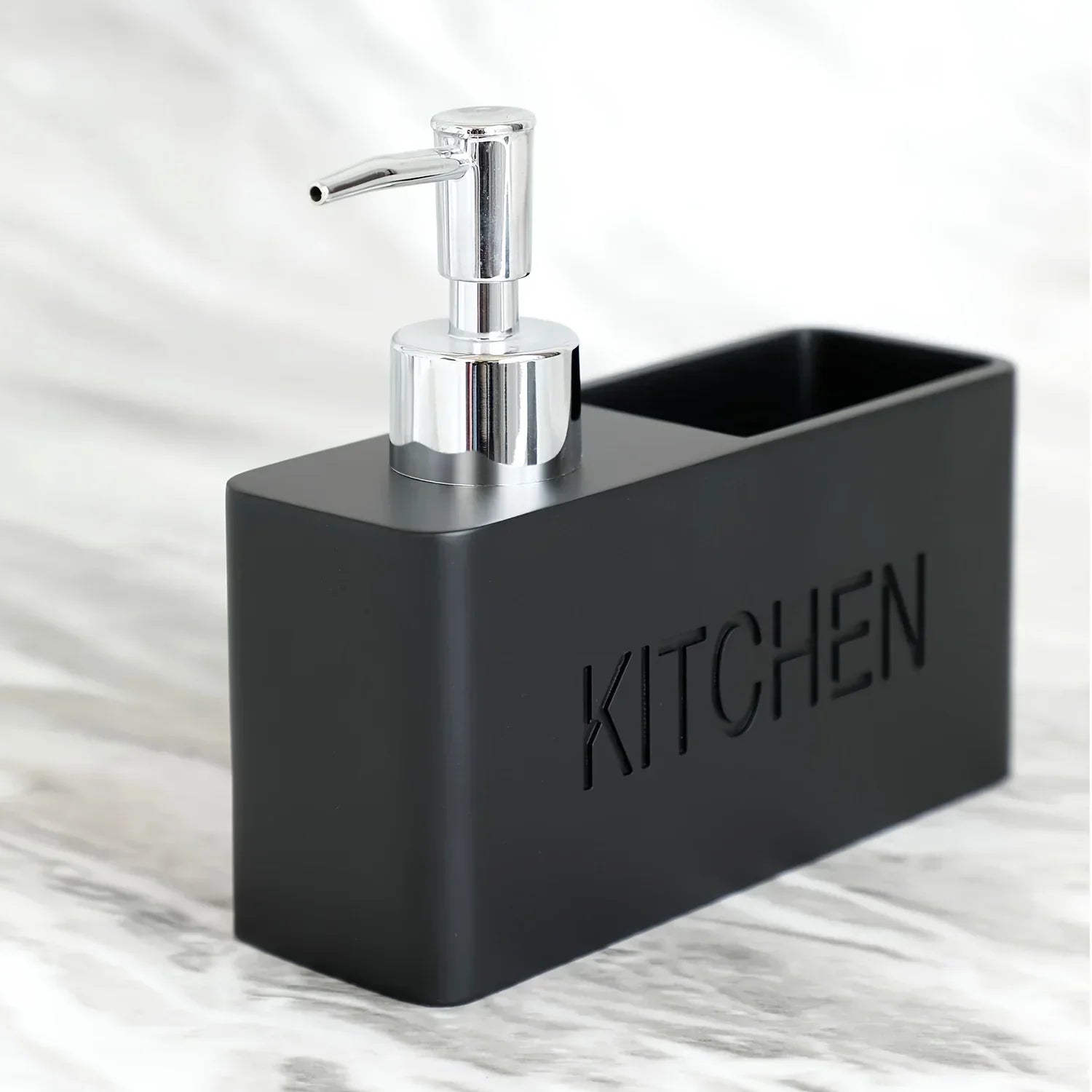 Soap Dispenser - Freestanding White Ceramic