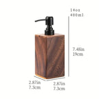 [Solid Wood Soap Dispenser] Solid Wood Pressurized Hand Soap Bottle Lotion Dispenser | Christmas/Halloween Gift Decoration House Of Avana [[SKU:HOA-BAT-003]]
