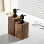 [Solid Wood Soap Dispenser] Solid Wood Pressurized Hand Soap Bottle Lotion Dispenser | Christmas/Halloween Gift Decoration House Of Avana [[SKU:HOA-BAT-003]]