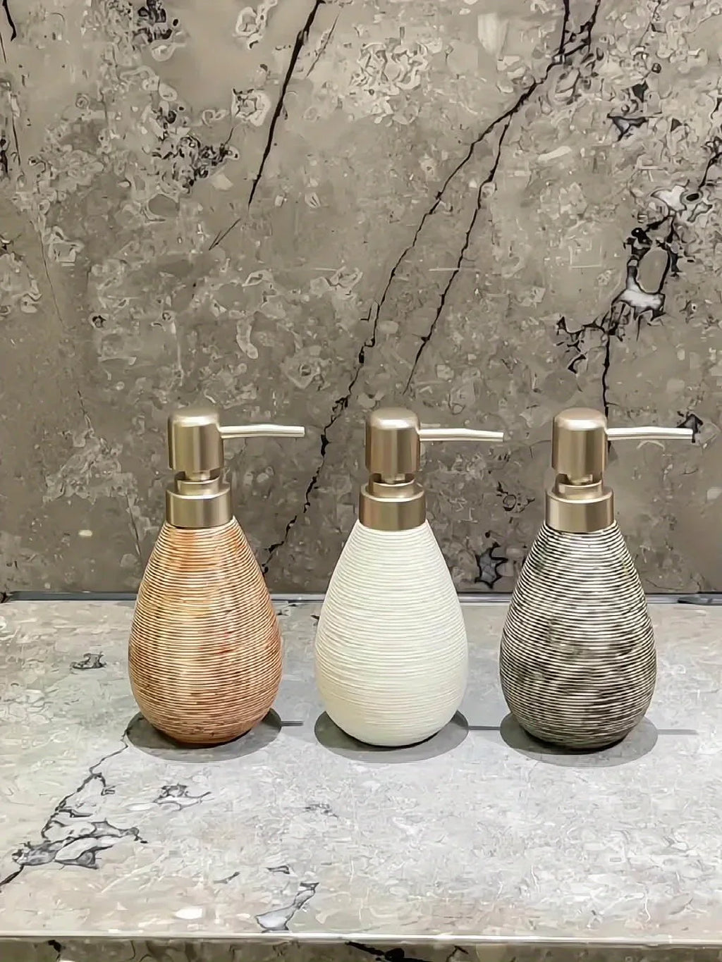 Vintage Bohemian Style Hand Soap Dispenser with Stainless Steel Pump, Suitable for Bathroom and Kitchen House Of Avana
