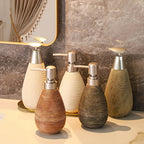 Vintage Bohemian Style Hand Soap Dispenser with Stainless Steel Pump, Suitable for Bathroom and Kitchen House Of Avana
