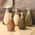 Vintage Bohemian Style Hand Soap Dispenser with Stainless Steel Pump, Suitable for Bathroom and Kitchen House Of Avana