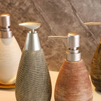 Vintage Bohemian Style Hand Soap Dispenser with Stainless Steel Pump, Suitable for Bathroom and Kitchen House Of Avana