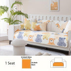 Bohemian Chic Ice Silk Sofa Cover | Extra Large Pet-friendly Slipcover, detail shot - House Of Avana