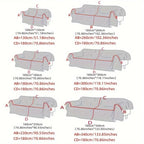 Boho Chic Double-sided Chenille Sofa Cover with Tassels - All-season - House Of Avana