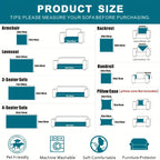 Boho Couch Cover - Chic Snow Chenille Sofa Slipcover, alternate view - House Of Avana