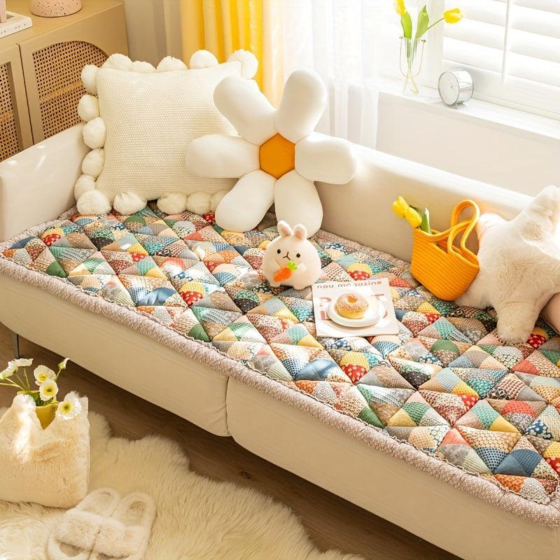 Boho Sofa Cover, Handmade Thickened Non-slip Slipcover for Home - House Of Avana