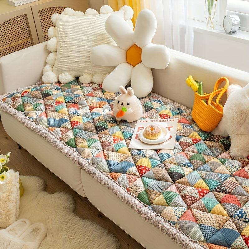 Boho Sofa Cover, Handmade Thickened Non-slip Slipcover for Home - House Of Avana