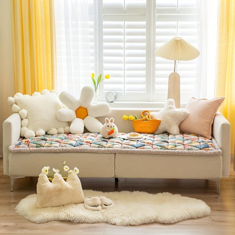 Boho Sofa Cover, Handmade Thickened Non-slip Slipcover for Home - House Of Avana