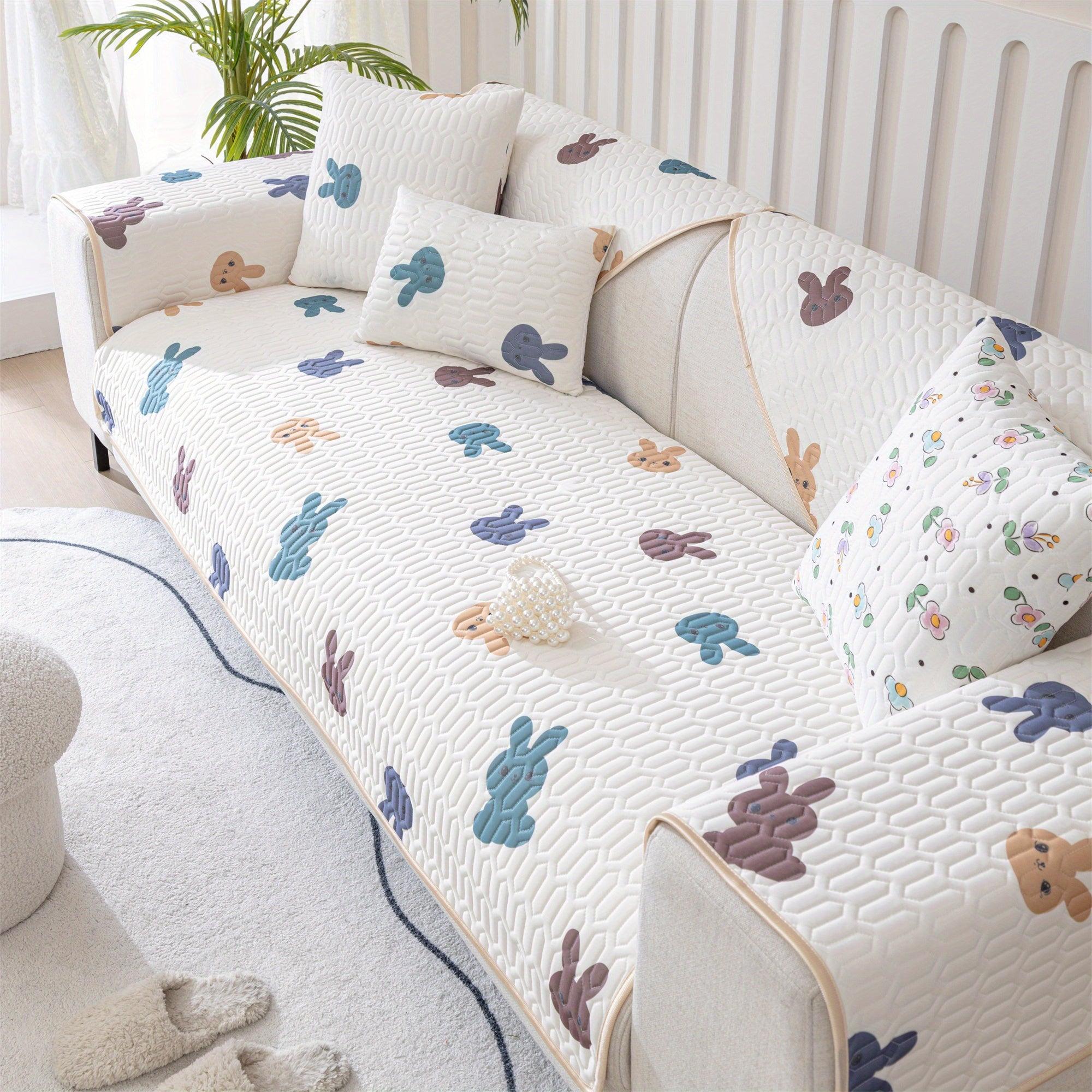 Cooling Ice Silk Dog Proof Couch Cover - Protect Your Sofa in Style - House Of Avana