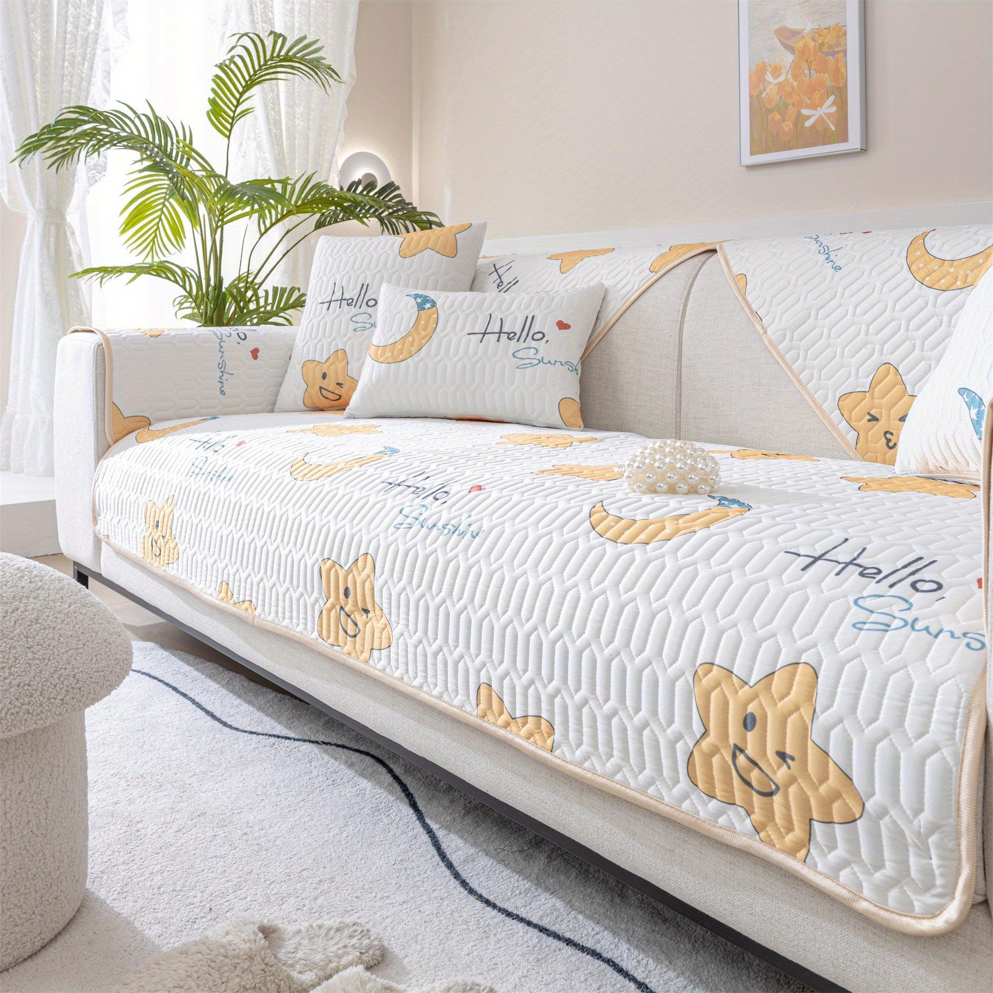 Cooling Ice Silk Dog Proof Couch Cover - Protect Your Sofa in Style - House Of Avana