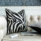 Luxury Throw Sofa Cushion Decorative Nordic Elegant Pillow for Chair Bed 30*45*50 Black Golden Zebra... - House Of Avana