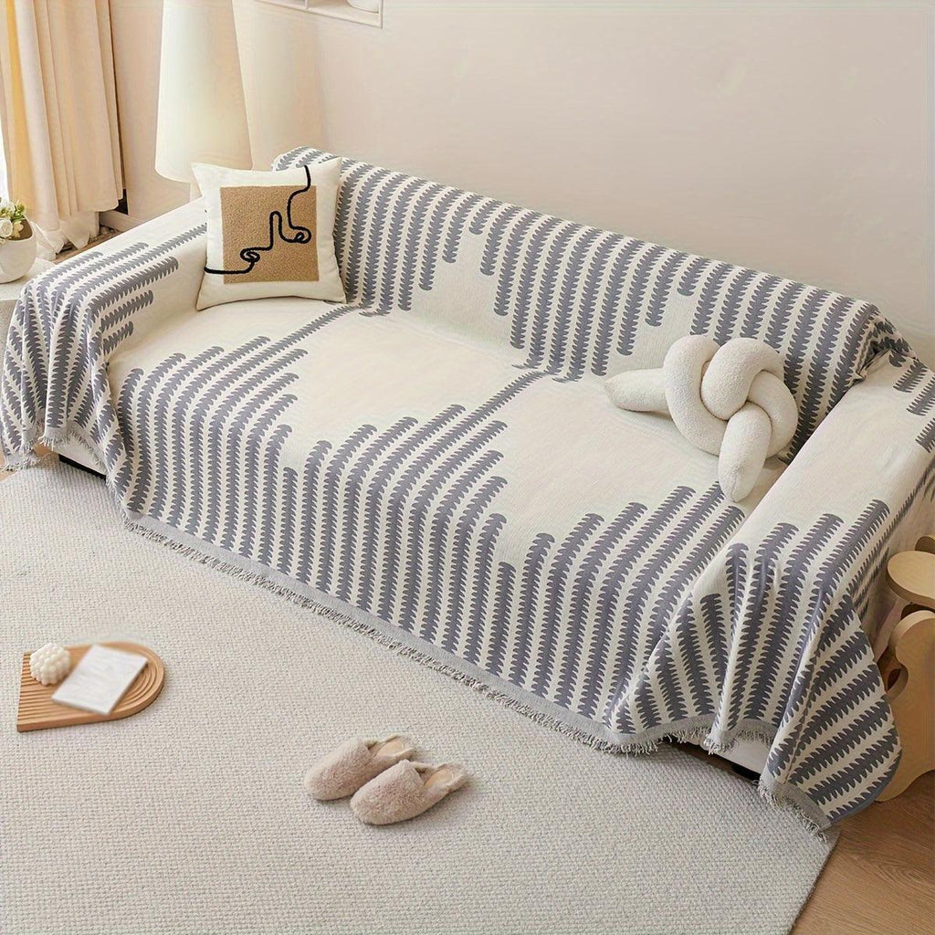 Chenille Fabric Sofa Cover - Soft, Non-slip, Universal Protector - House Of Avana