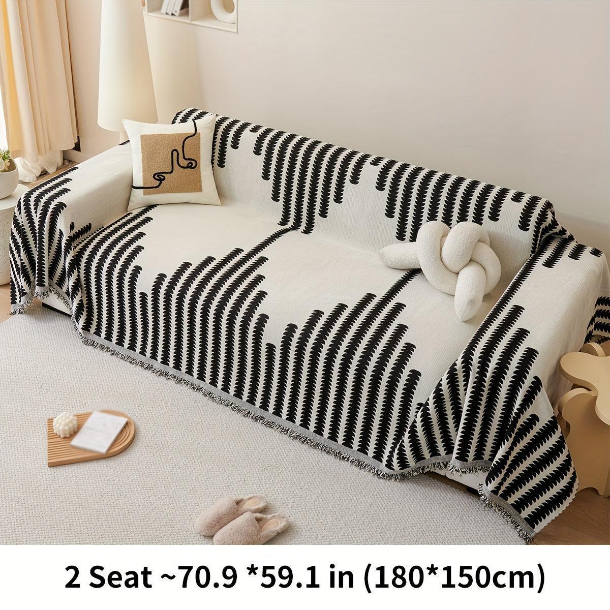 Chenille Fabric Sofa Cover - Soft, Non-slip, Universal Protector - House Of Avana