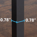 Console Sofa Table, 70.9 Inch Extra Long Table Behind Couch with Storage Shelves, 3-tier Industrial... - House Of Avana