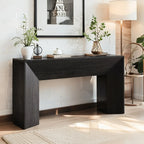 63-inch Wooden Sofa Table, Console Table, Entryway Table, Hallway Display Stand, Classic Style,... - House Of Avana