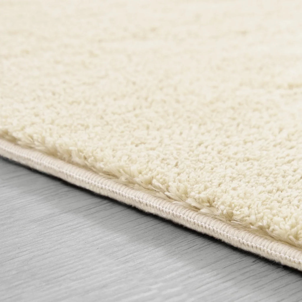 Soft Area Rug with Anti-Slip Backing Washable - Cream RugYourHome